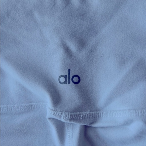 Alo High Waisted Moto Legging in White size small - Picture 4 of 5